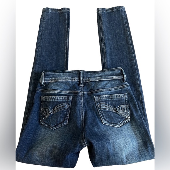 STETSON #503 PIXIE STIXS Skinny Denim Jeans With The S Back Pockets Size 4 30x32 - Picture 4 of 10